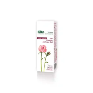 BILKA Rosa Damascena Anti-Age Eye Contour Gel with Organic Rose Water 25ml