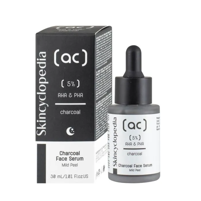 Skincyclopedia AHA PHA Charcoal Serum