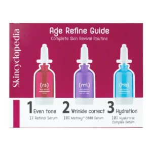 Skincyclopedia Age Refine Guide Serum Set 3 × 15ml