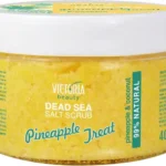 Victoria Beauty Pineapple Treat Dead Sea Salt Face and Body Scrub 400g